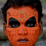 Make_up_of_Vishnumoorthi_Theyyam